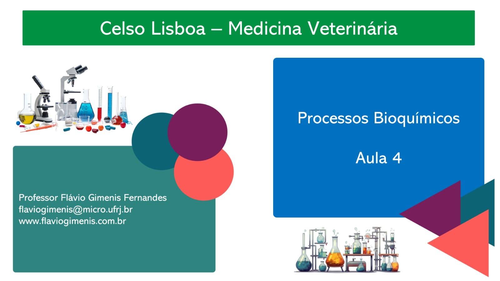 4. Capa - Aula 4 - Disciplina de Processos Bioquímicos